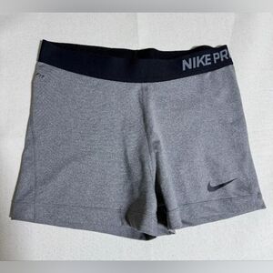 Nike Women's Gray Pro Shorts